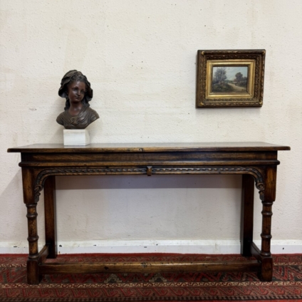 TITCHMARSH AND GOODWIN OAK CONSOLE TABLE/HALL TABLE