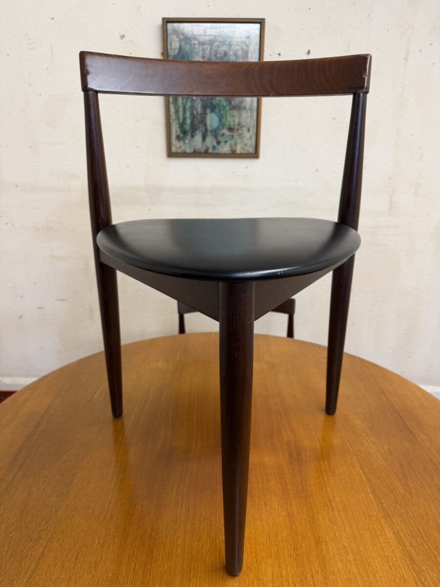 HANS OLSEN FREM ROJLE DANISH MID CENTURY TEAK ROUNDETTE TABLE & CHAIRS CIRCA 1960 - Image 16
