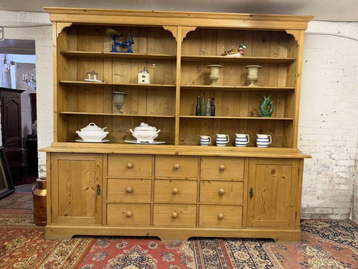 FABULOUS EARLY 20TH CENTURY FRENCH PINE DRESSER