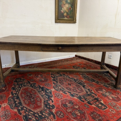 QUALITY ANTIQUE FRENCH FARMHOUSE COUNTRY OAK TABLE CIRCA 1820