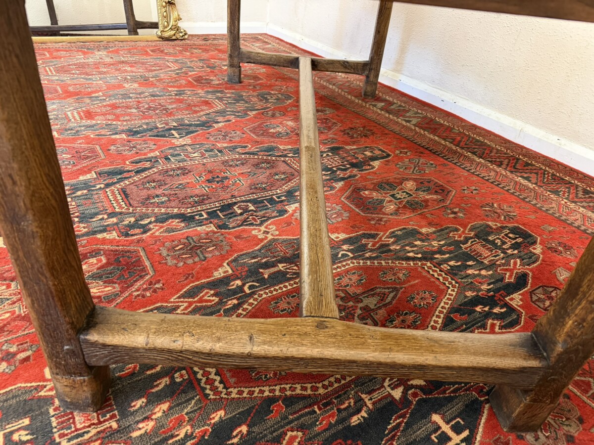 QUALITY ANTIQUE FRENCH FARMHOUSE COUNTRY OAK TABLE CIRCA 1820 - Image 7