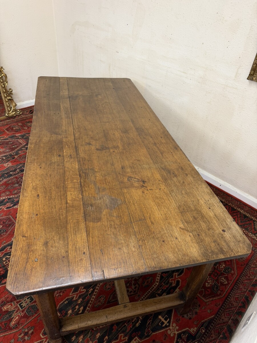 QUALITY ANTIQUE FRENCH FARMHOUSE COUNTRY OAK TABLE CIRCA 1820 - Image 11