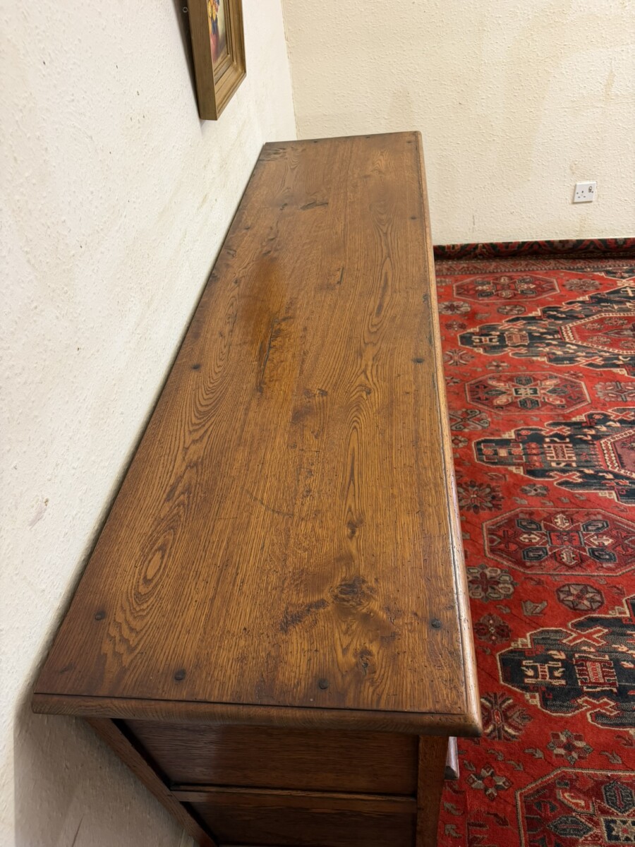 QUALITY ENGLISH CARVED OAK DRESSER/SIDEBOARD - Image 6